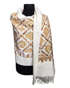 Veľký šal. Teplá kašmírová šatka