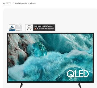 nový zo zarukou, Smart TV Samsung QLED 43" 2025