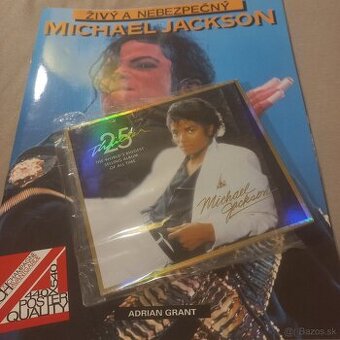 Zberateľská kniha Michael Jackson a originál CD+DVD