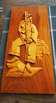 Predám drevený obraz