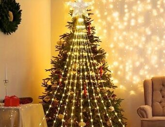 Vianocne osvetlenie s pikou 140 led - 1