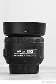 Nikon Nikkor 35/ f1,8 objektivy - predaj - 1