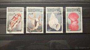 Poštové známky č.194 - Laos - mušle