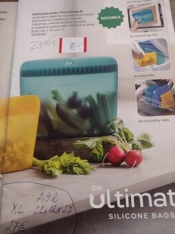 Tupperware silikónové púzdra, nové DOPREDAJ
