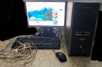 Predám kancelárski pc možno aj na hri amd a8 5600k 6 gb ram
