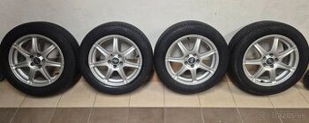 Predám 16" ALU disky zn. PLW + BARUM BRAVURIS 6