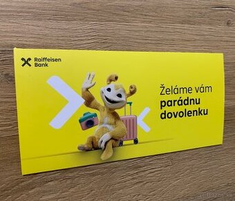 Cestovný poukaz na 100 € 2 x