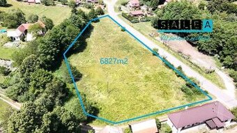 Stavebný pozemok v malebnej obci Ostrý Grúň o výmere 6827m2
