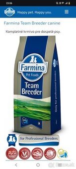 Granule Farmina Team breeder Top Farmina