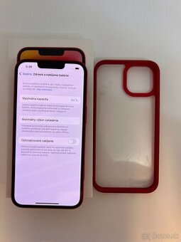 IPHONE 14 RED 128GB ZÁRUKA - DOBRÝ STAV