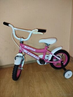 Dievčenský bicykel 12 ružový.