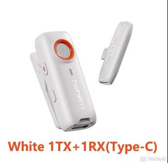 HOHEM Mic 01 Bluetooth s konektorom  biely 1TX + 1RX