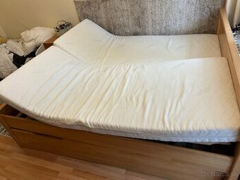Kvalitný latexový matrac a polohovateľný rošt