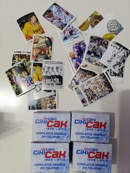 Hokejové kartičky ciky caky