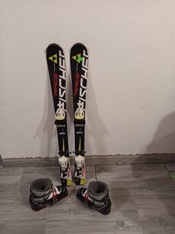 predám detske lyže fischer race - 1
