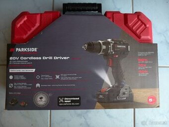 Predám PARKSIDE vŕtací skrutkovač 20 V PABSP