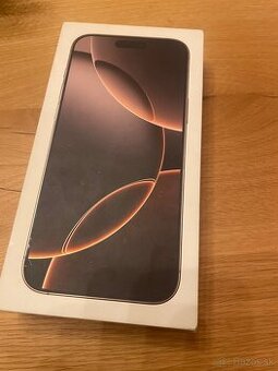 IPHONE 16 PRO MAX desert titanium 256GB