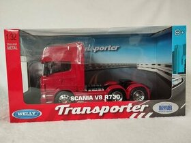 Welly 1:32 Scania V8 R730 6x4 (red) - 1