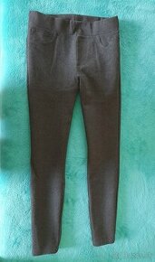 Strečové elegantné nohavice/legíny - 1