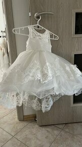 Krásne biele princeznovské šaty - 1