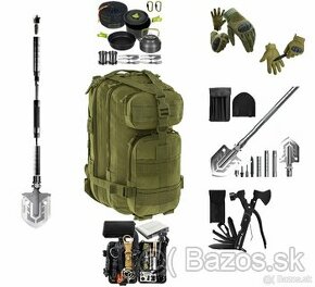 Batoh na prežitie nový zelený khaki olive