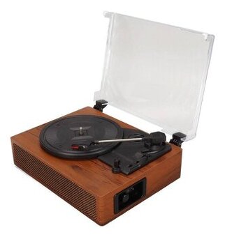 Vintage bluetooth gramofón s reproduktorom