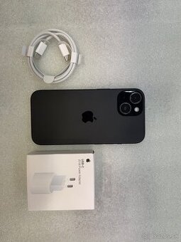 ZÁRUKA | iPhone 15 Black 128gb