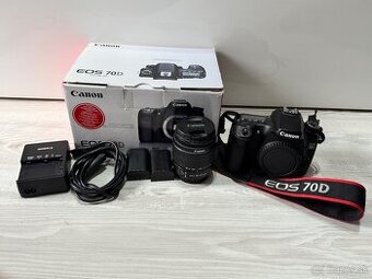 Canon EOS 70D + objektív 18–55mm IS STM