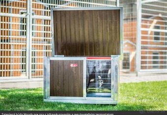 Búda pre psa s infravykurovaním a termostatom