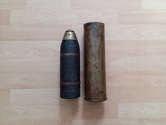 Náboj - Šrapnel 8 cm FK M5
