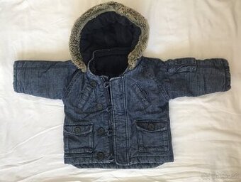 Zateplena riflova bunda 9-12m