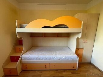 Detská izba – kompletný nábytok vo výbornom stave