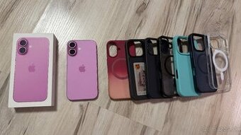 Vymenim iPhone 16 Pink 256gb (ruzovej farby) bateria 91%