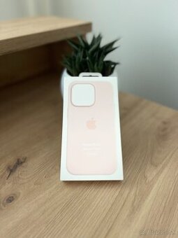 Iphone 14 Pro Silicone Case MagSafe - Originál púzdro Pink
