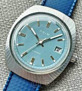 Československé Retro Vintage hodinky PRIM Azur zo 70. rokov