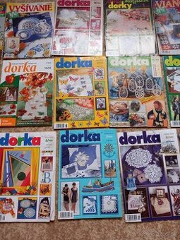 Časopisy Dorka, a vyšívanie