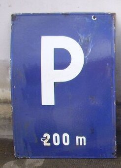 Smaltovaná tabuľa - 70cm x 50cm - 1