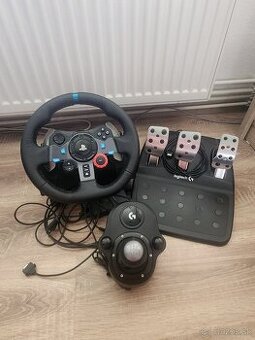 Logitech g29,pedále a radiaca páka