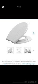 WC doska s integrovanou detskou doskou