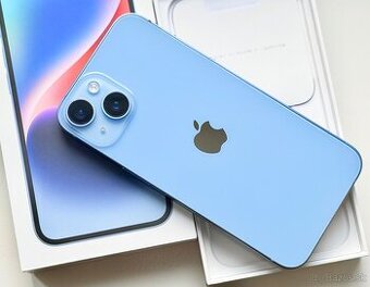 iPhone 14 Blue BATERIE 100% TOP - 1