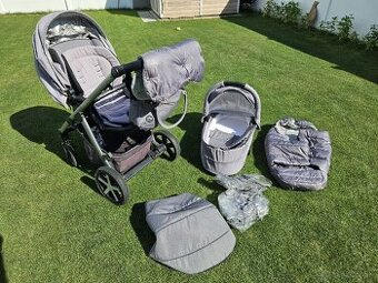 Kočík dvoj kombinácia babydesign Husky zimná výbava