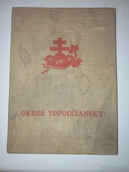Predám knihu okres Topoľčiansky 1938