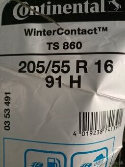 Continental 205/55 R16 / Winter CONTACT TS 860