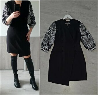 Sakové elegantné šaty v.40