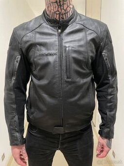 REVIT čierna kožená jazdecká bunda Adrenaline