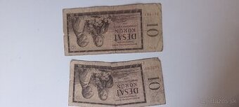 10 korún 2 kusy 1960