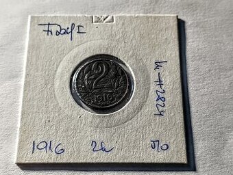 MINCE FJ.I 2HELLER 1916