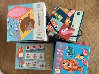 Vnimave hracky od Djeco - puzzle, domino, pexeso