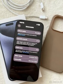 iPhone 15pro 256gb blue