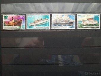 Poštové známky č.859 - Papua nOvá Guinea - lode komplet